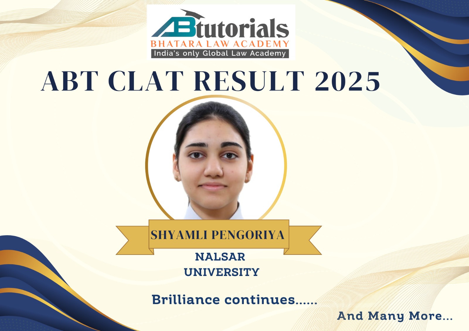 Shyamli Pengoriya - NALSAR University 2025